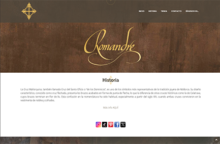 Website romandre cruces 