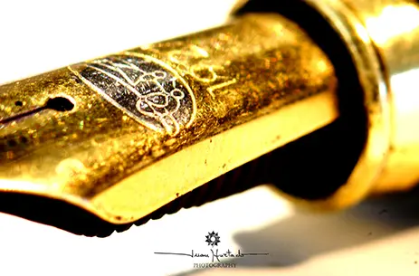 pluma estilografica escritura 